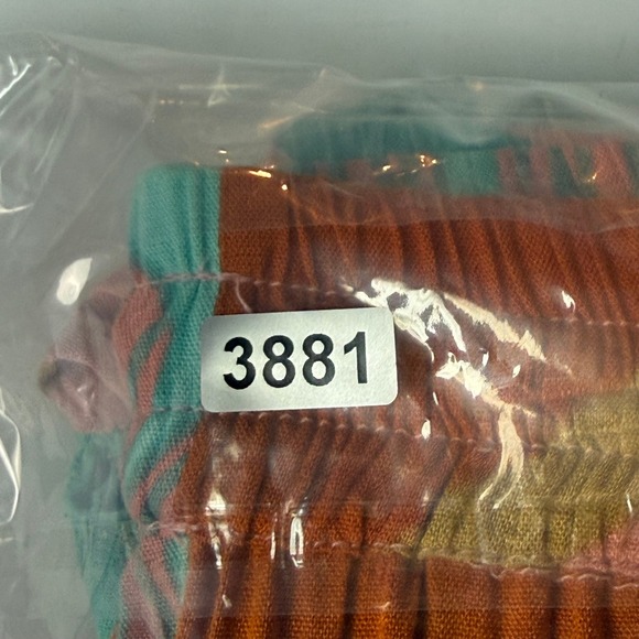 True Destinations Pants Womens Small Teal Pink Tropical Floral Wide Leg Resort - Picture 12 of 12